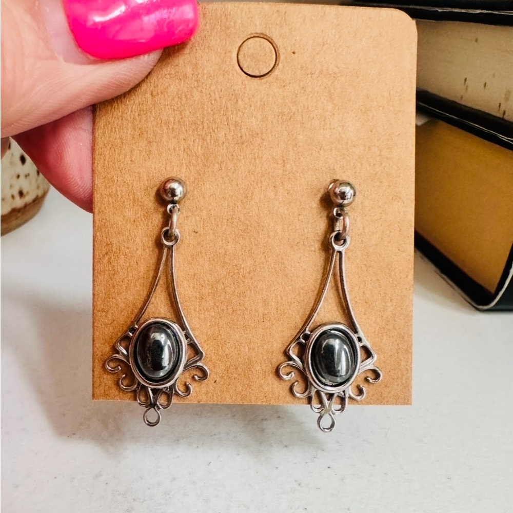 Elegant Silver Dangle Earrings